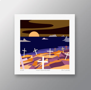 Inuit Graveyard  – Signed Limited Edition Print