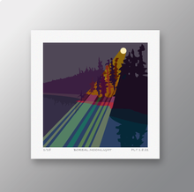 Cargar imagen en el visor de la galería, Boreal Moonlight – Signed Limited Edition Print
