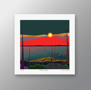 Red Lake - Signed Limited Edition Print